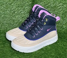 Size 3.5 GS - Kids Nike Woodside 2 ACG High Obsidian Boots - 524872-100