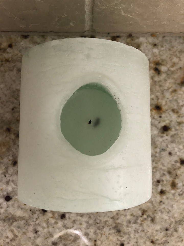 Bullfrog Light Co Christmas Santa Claus Log Candle Used eBay