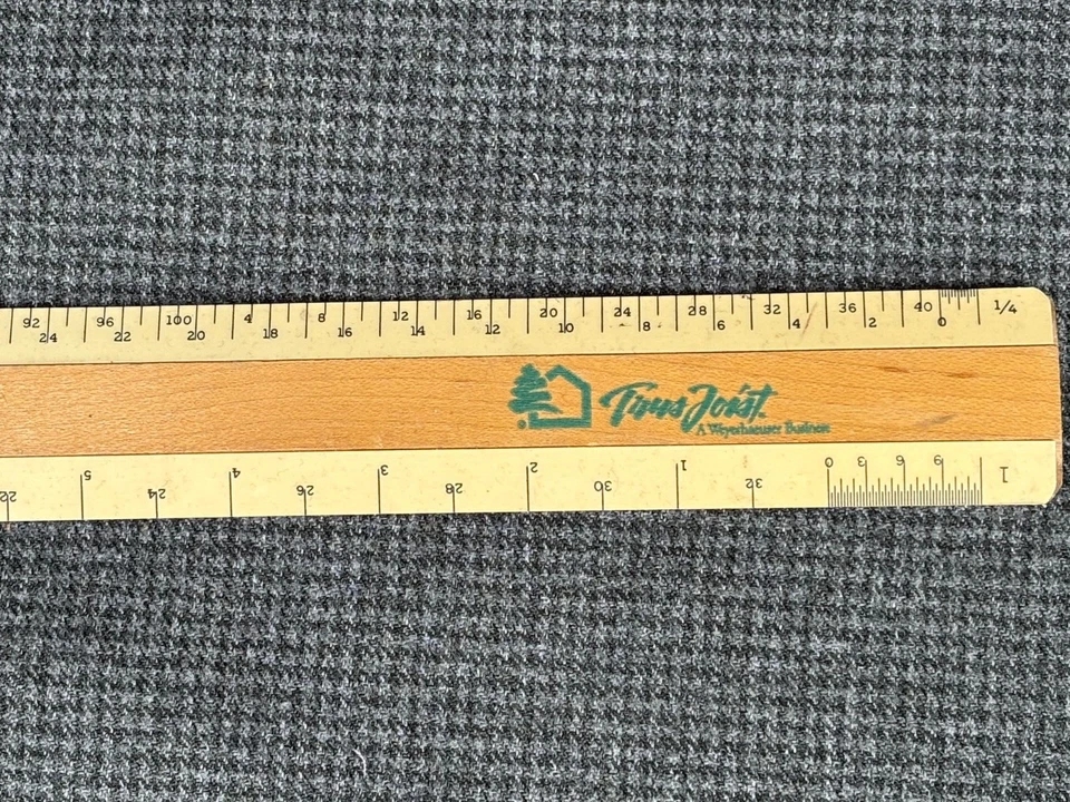 B15 Weyerhaeuser / Trusjoist 18” Wood/Plastic Architect /Design ruler Scale - Image 4 of 4