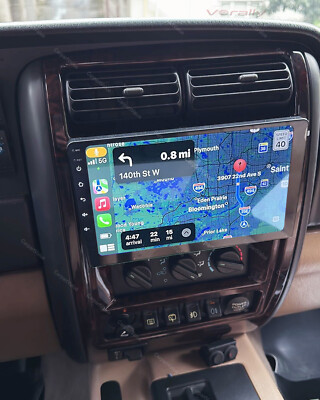 For Jeep Wrangler 1997 2002 TJ Android 15.0 Apple Carplay Stereo Radio GPS 9''