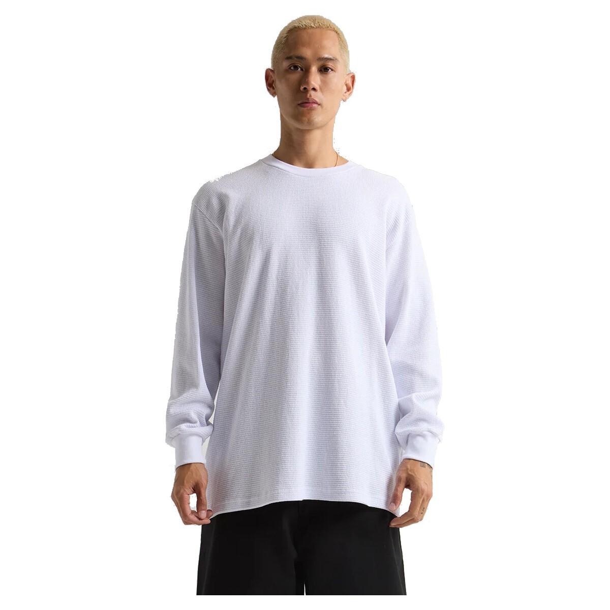 Мужская хлопчатобумажная термофутболка Shaka Wear с круглым вырезом и длинным рукавом из хлопка для униформы тренажерного зала 3790₽