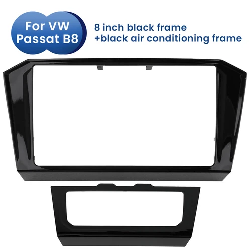 For VW Genuine Volkswagen Passat B8 8 Inch Black Radio Bezel Centre Console
