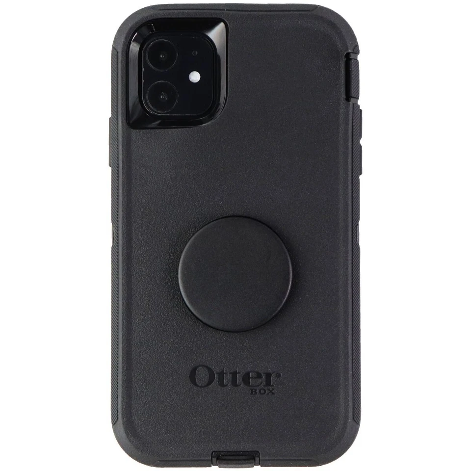 Otter + Pop Defender 系列保护壳 适合 Apple iPhone 11 (6.1 英寸)- 黑色 — 第 2/4 张图片