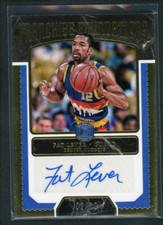 2017-18 FAT LEVER 02/10 AUTO PANINI CORNERSTONES FRANCHISE FOUNDATIONS