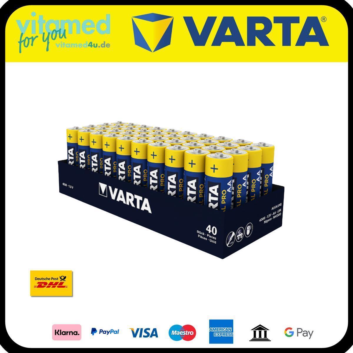 Thumbnail - Varta Industrial Pro Aa 4006 40 Stück I 1 X 40stk I Lr06 Mn1500 Mignon