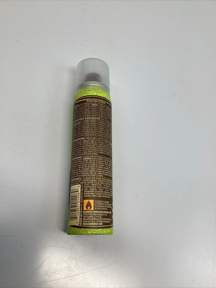 Paquete de 5 spray de trabajo de secado rápido control aceite natural de macadamia tamaño de viaje de 3 oz Foto 3 de 3