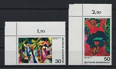 BRD 1974 - Dtsch. Expressionismus (II) - Mi. 816 - 817 ** EOL s. Abb. u. Beschr. - Bild 1 von 2