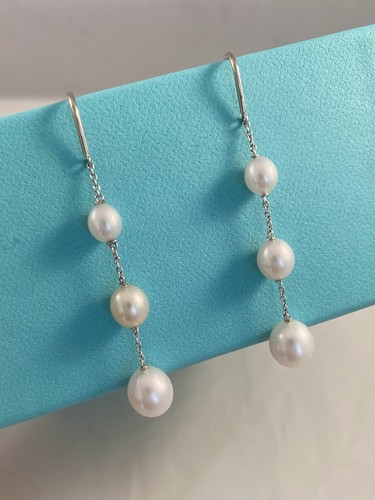 Tiffany \u0026 Co Silver Elsa Peretti Pearls 
