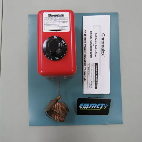 CHROMALOX  269966 Qty of 1 per Lot Chromalox Bulb and Capillary Thermostats, AR