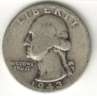 USA - 1943D - Washington ¼ $ - Silver Eagle - Low Mintage - #16236RG