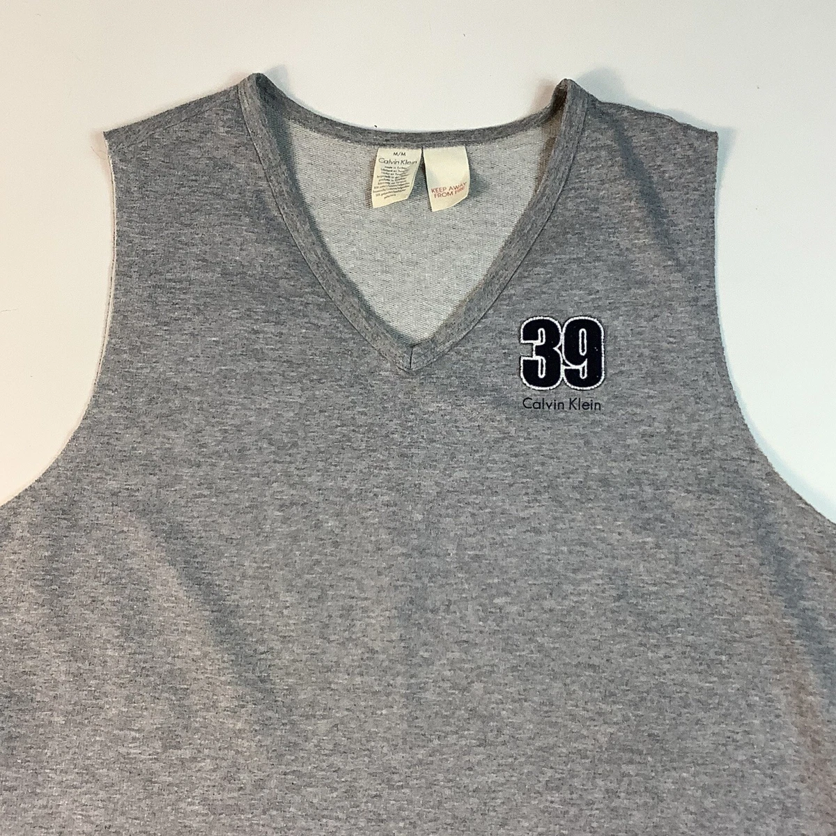 Calvin klein grey vest clearance