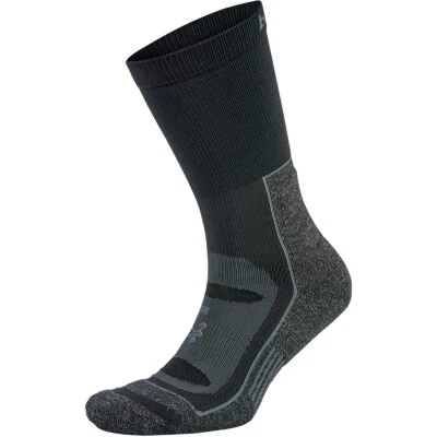 Balega Blister Resist Crew Running Socks - Gray/Black