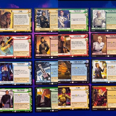 SEC Leaders Secrets of Power All 16 COMMON RARE Full Set R C SWU Leader KOMPLETT