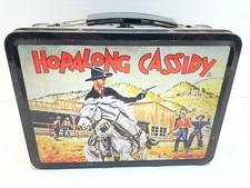 Metal Lunchbox "Hopalong Cassidy" Retro Reproduction Collectible 2009