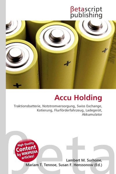 Lambert M. Surhone (U. A.) | Accu Holding | Taschenbuch | Deutsch (2026)-image