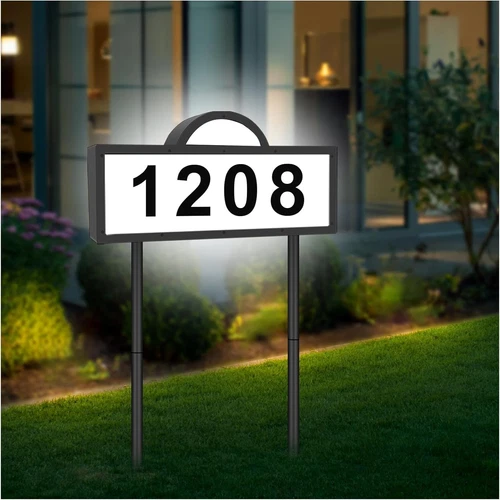 Solar Hausnummernleuchte LED Hausnummer Beleuchtung Hausnummernschild beleuchtet - Bild 4 von 14