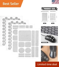 4Pcs Phone Grip Tape, Anti-Slip Cell Phone Grip Decal Tape Stickers Transparent