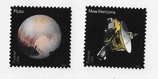 US Pluto Explored Forever Stamp Set of 2 Scott #5077 - 5078