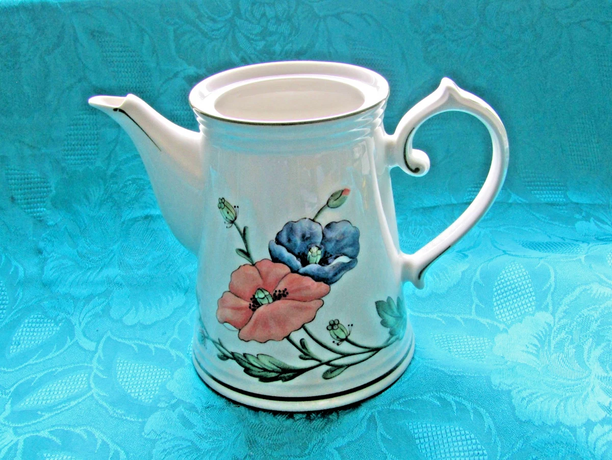 Théière Vintage Villeroy & Boch Salam 'Thé 57' – Inox Et Céramique Années 70