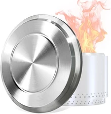 19.5 Inch Fire Pit Lid Stainless Steel Rustproof Waterproof for Camping