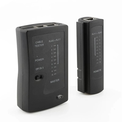 RJ45 CAT5e CAT6 RJ11 Netzwerkkabeltester Ethernet LAN PC Kabel Leitung Testwerkzeug