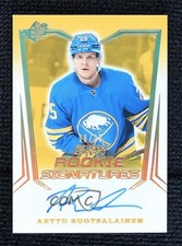 2021-22 SPx Rookie Signatures Gold 6/25 Arttu Ruotsalainen #SPXR-AR Auto 0d6j
