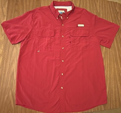Magellan Outdoors Fish Gear, Angler Fit, Button-Up Short Sleeve Shirt - XXL