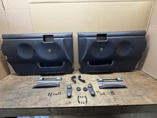 Driver Passenger Full Hard Door Panel Agate Gray 97-06 Jeep Tj Wrangler Oem