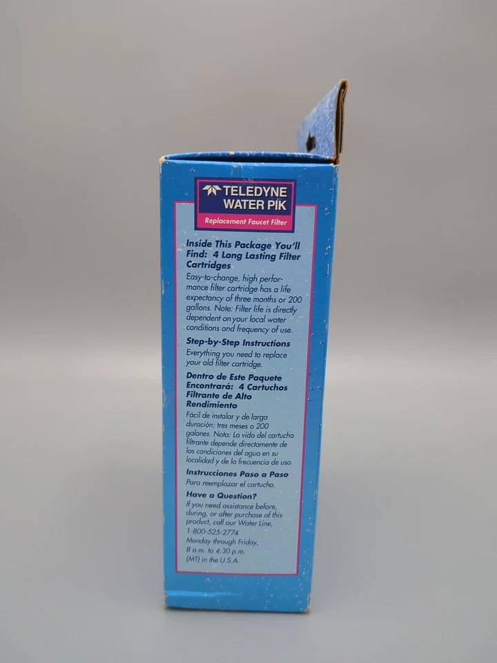 Cartucho de filtro de repuesto Teledyne Water Pik R-2C4 paquete de 4   Foto 2 de 4