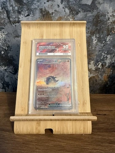 Great Tusk Ex 246 Pokemon Card Scarlet & Violet Ace Graded 10 Perfect Subgrades