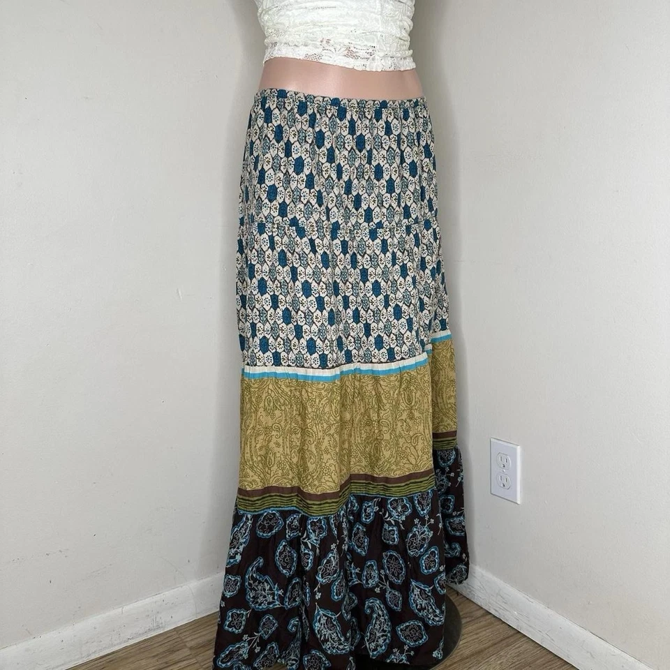 FALDA GRUNGE WHIMSYGOTH GRANDE HASTA EL TOBILLO ESCALONADA Foto 3 de 4