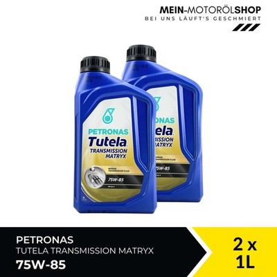 Petronas Tutela Transmission Matryx 75W-85 GL-4 Getriebeöl 2x1 Liter = 2 Liter