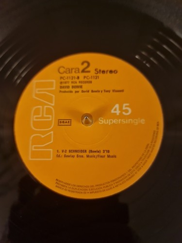 David Bowie - Heroes ☆ORIGINAL 12" SPANISH IMPORT VINYL SUPER MAXI SINGLE 1977☆ - Picture 8 of 12