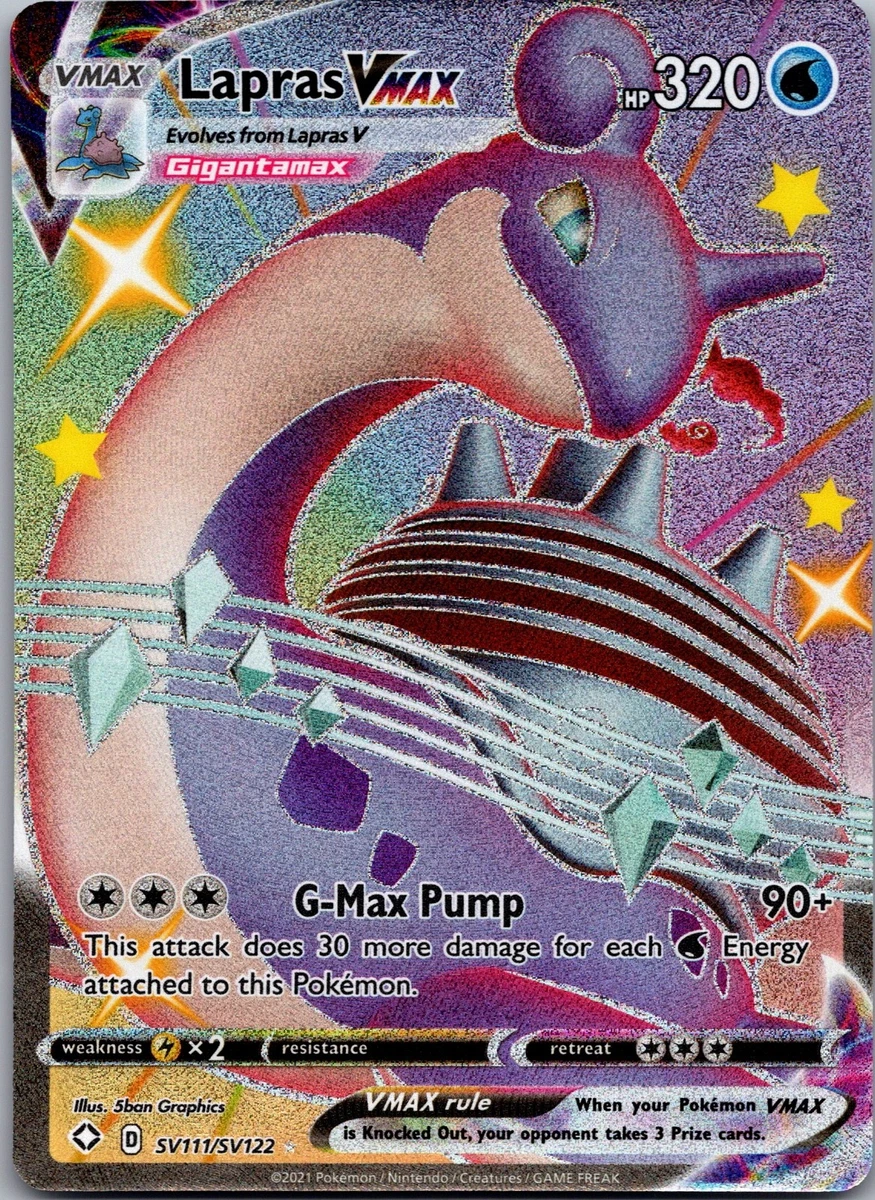 Lapras VMAX Pokémon TCG Cards for sale | eBay