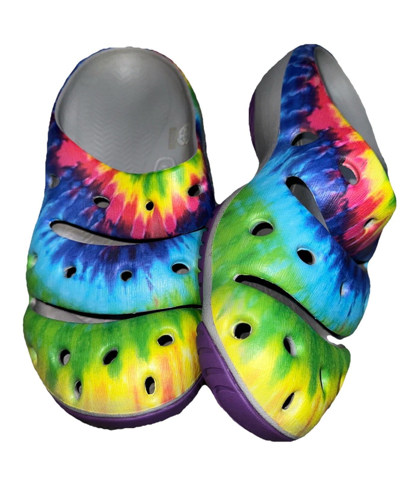 Bello! Keen Yogui Arts sandali slip on uomo 12 multicolore tie dye zoccoli