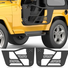 Rock Crawler Leftright Side Tubular Door Guards For 1997-2006 Jeep Wrangler Tj