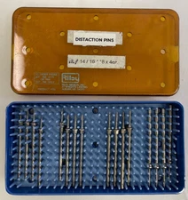 16 Piece SSI Ultra Distraction Pin Set w/ Case 12mm 14mm 16mm 18mm Self Drilling