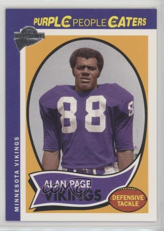 2004 Topps All-Time Fan Favorites Alan Page #1 HOF 0q3