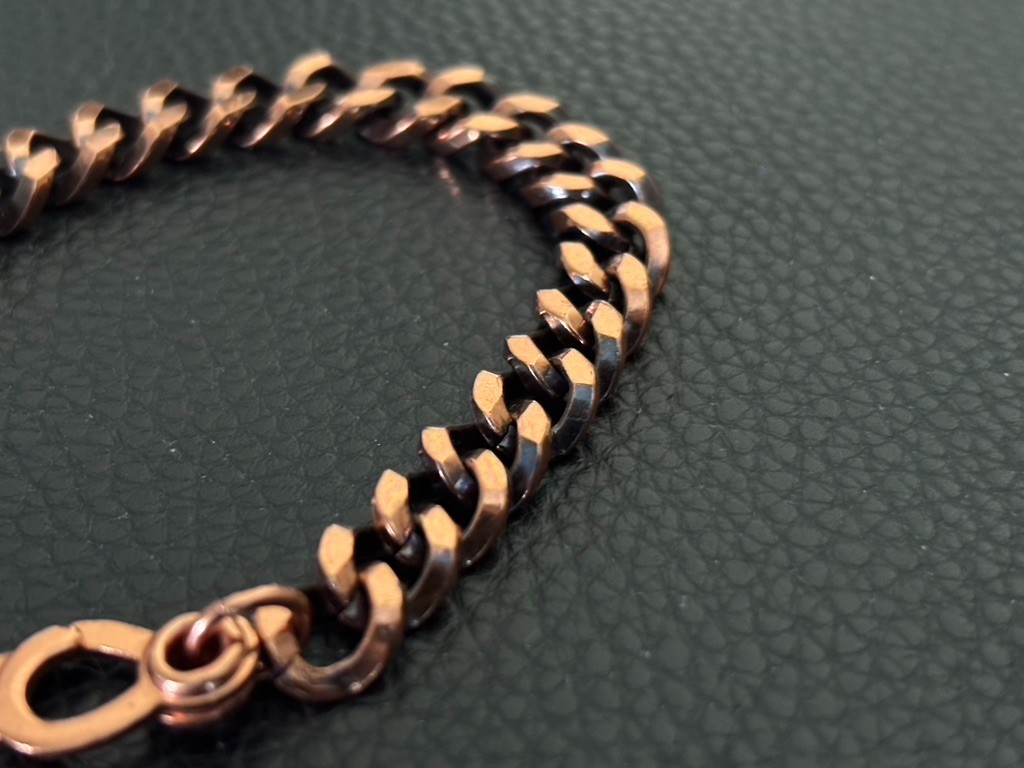 Solid Copper Link Chain Bracelet - image 1