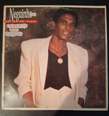 Neguinho da Beija-Flor Carente de Afeto LP 12'' Black Vinyl CBS 231.227 1989