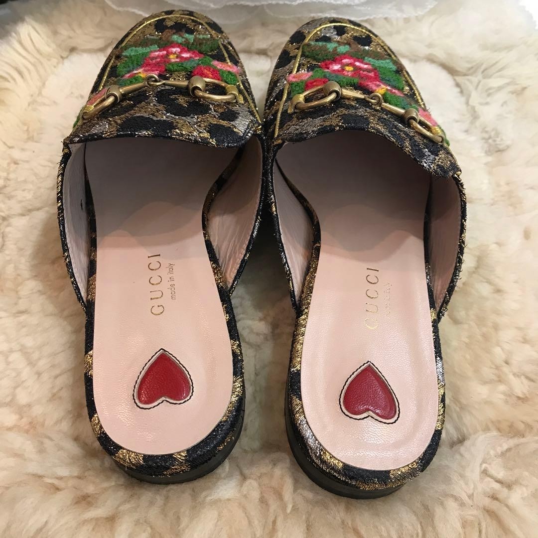 Gucci Princetown Slippers Mules Multicolor Size 35.5 US About 5.5 For Women thumbnail 7