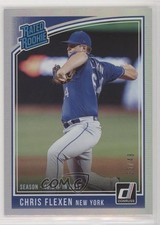 2018 Panini Donruss Rated Rookies Stat Line Season 38/48 Chris Flexen #49 8k4