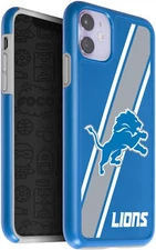 FOCO NFL Detroit Lions Dual Hybrid Case for iPhone 11 & XR (6.1")