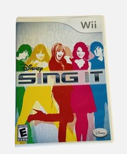 Disney Sing It - Nintendo Wii - Complete w/ Manual - Miley Cyrus Demi Lovato