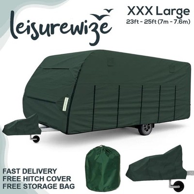 LEISUREWIZE WOHNWAGEN ABDECKUNG PREMIUM 4-LAGIGER AUFBEWAHRUNGSSCHUTZ XXXL 23FT-25FT