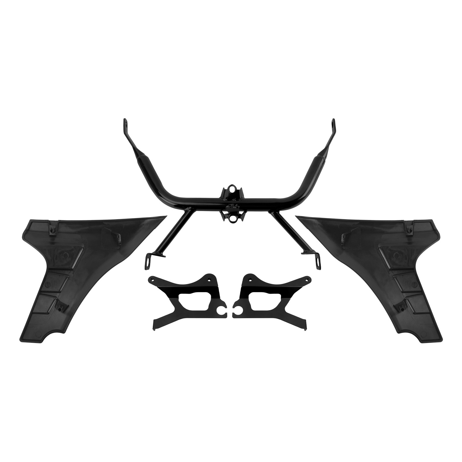 Unpainted Side Fairing Spoiler Cover Support Bracket Proctor For Harley FLTRXSE