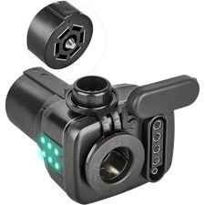 7 Way to RV Blade 4/5Pin Trailer Light Adapter Plug LED Circuit Tester Connect