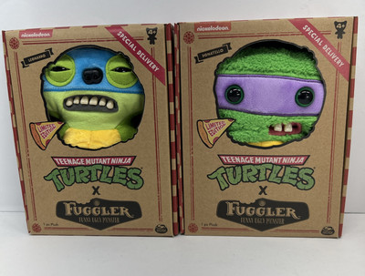 Fuggler Teenage Mutant Ninja Turtles Donatello & Leonardo Plush Limited Edition