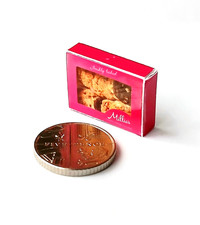 DOLLS HOUSE MINIATURE 1:12 * FRESHLY BAKED COOKIES BOX * COMBINED P+P