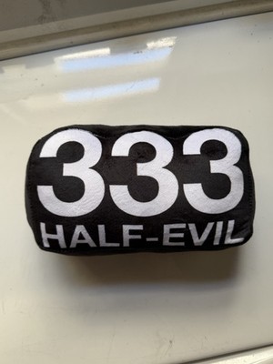 Half Evil 333 Pillow Small - FTP G59 Goth Emo Horror Fugazi